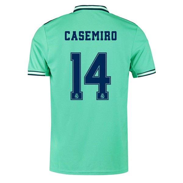 Camiseta Real Madrid NO.14 Casemiro 3ª Kit 2019 2020 Verde